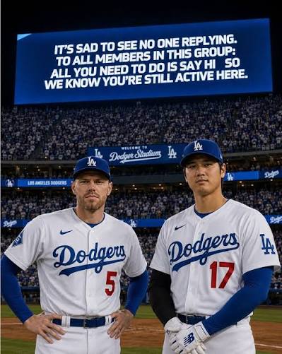 💙⚾ ONE THING I'VE NOTICED ABOUT DODGER NATION LATELY… The crowds are still there. The passion is still there. But social media feels a little quieter than it used to. Maybe that's