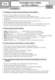 1/ écris les phrases en conjuguant les verbes entre parenthèses au futur simple Ppt Conjuguer Des Verbes Au Futur Anterieur Powerpoint Presentation Id 3005278