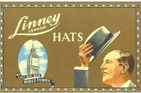Vintage Original Linney London Brand Hat Box Label London England 1940s Text States Like Big Ben World Famous Great To Frame Crafts London Brands Big Ben Vintage Labels