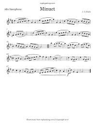Free J S Bach Sheet Music With Backing Tracks To Play Along Toplayalong Com Saxophone Sheet Music Sheet Music Flute Sheet Music