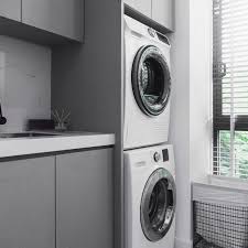 Switching to a washer and dryer that stack also helps to optimize the vertical space in your laundry room. How To Save Water In The Laundry Room