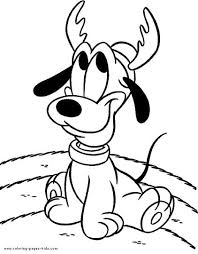 Your most beautiful cartoon heroes are in this category to celebrate christmas: Disney Christmas Coloring Pages Free Printable Part 9