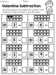 Valentine S Day Math Activities Kindergarten Math Valentines Valentine Math Worksheet Kindergarten Math Free