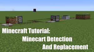 Thanks a lot cheatercodes and toseredstone for telling me about it. Minecraft Tutorial Minecart Detection And Replacement System Youtube
