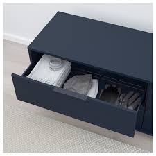 Nordmela Ladekast Met 4 Lades Zwartblauw 159x50 Cm Ikea 4 Drawer Dresser Dresser Drawers Ikea 8 Drawer Dresser