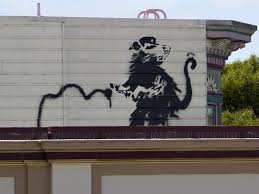 Most often using spray paint and stencils, banksy has crafted a signature. Banksy Rat Reappears Above Upper Haight S The Red Victorian