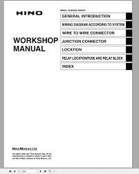 Check spelling or type a new query. Hino Truck Electric Wire J05e Engine Workshop Manual Auto Repair Software Auto Epc Software Auto Repair Manual Workshop Manual Service Manual Workshop Manual