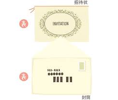 結婚式 招待状 封筒 入れ方 重ね方 封筒の表 宛名が書いてある面 と 招待状の表面の向きを合わせて入れる 結婚式 招待状 結婚式 招待状 封筒 招待状