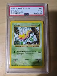 An eye on the prize: Auction Prices Realized Tcg Cards 1999 Pokemon Game Weedle Shadowless