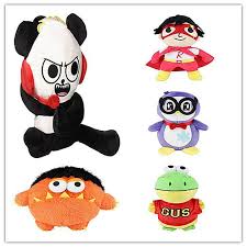 Learn more about your favorite ryan's world characters like red titan, combo panda. 18cm Ryan S World Plush Toys Cartoon Panda Penguin Stuffed Dolls Super Ryan Toy Adventure Kids Christmas Festival Gift Aliexpress