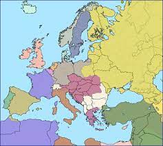 Moderni Evropske Hranice Prekryva Evropy V Roce 1914 Tesne Pred Prvni Svetovou Valkou 1837x1655 Europe Map Map European History