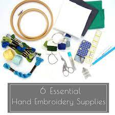67 results for embroidery equipment. 6 Essential Hand Embroidery Supplies Wandering Threads Embroidery