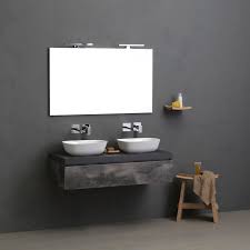 Pour vos toilettes, un mitigeur avec douchette est l'idéal. Meuble De Salle De Bains Suspendu 120 Cm Avec Double Lavabo Kv Store