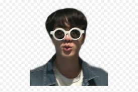 Download transparent sunglasses png for free on pngkey.com. Jin Meme Sticker By Whoisprai Jin Png Meme Sunglasses Png Free Transparent Png Images Pngaaa Com