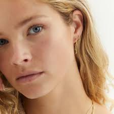 Chained Heart vedhæng, forgyldt