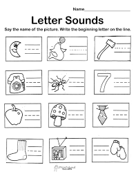 Letter Sounds Free Worksheets Letter Worksheets Kindergarten Beginning Sounds Worksheets Phonics Worksheets