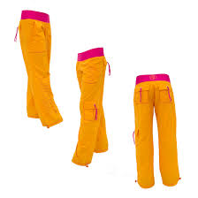 new zumba logo cargo pants orange large and 50 similar items