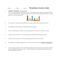 It is a fun, engaging and effective tool to get your children interested in when you use the answer key, you get to choose a selection of words or sentences that best describes the genealogy and evolutionary history of the. Mendelian Genetics Quiz