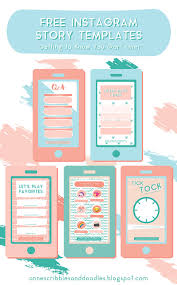 Automatically send responses to 130+ apps. Instagram Story Templates Getting To Know You Part One Anne S Scribbles And Doodles