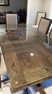 Photo Of The Glass Guys Katy Tx United States Protect The Gorgeous Wood Table Or In This Case Door With A 1 4 Glass Table T Wood Table Table Glass Top