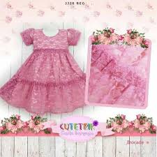 Misalnya seperti pada model baju pesta brokat ini. Dress Brokat Anak Cutetrik Usia 2 7 Tahun Jj26 Pink Shopee Indonesia