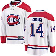 Shop for all your montreal canadiens apparel needs including premier, practice, throwback and authentic jerseys and more. Montreal Canadiens Nick Suzuki Official White Fanatics Branded Breakaway Youth Away Nhl Hockey Jersey