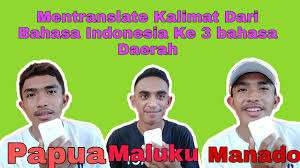 Toggletext language translation systems, free online machine translation in english and translate kalimat dari bahasa inggris ke indonesia dan sebaliknya, menerjemahkan kalimat bahasa inggris ke. Translate Kalimat Bahasa Indonesia Ke 3 Bahasa Daerah Youtube