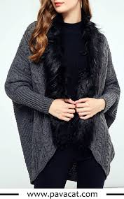 Shop from a variety of knitwear in different colours and styles. Buffy Faux Fur Cable Knit Cardigan Cable Knit Cardigan Faux Fur Sweater Knit Cardigan