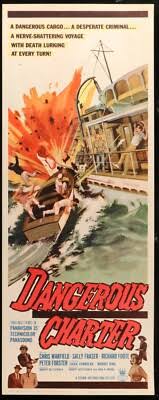 Dangerous Charter (1962) - original insert poster - adventure thriller |  eBay