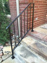 Turned columns like those below are quite common. Wrought Iron Railings Contemporary Porch Wichita By The Best Home Guys Houzz