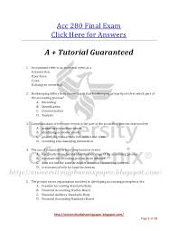 The financial statement or statements that pertain to a stated period of time is (are) the: Acc 280 Final Exam 1 The Accounting Process Is Correctly Sequenced A