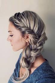 If you're looking to keep your curls and get creative, this simply style is for you. Twisted Side Braid For Various Occasions Medium Hair Styles Braids For Long Hair Long Hair Styles