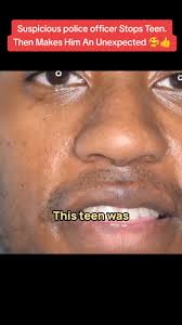 Heartwarming Encounter Between a Good Police Officer and a Teen