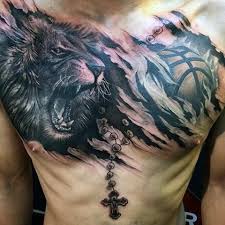 When a man reveals his chest tattoo to others, heads turn and temperatures rise. 50 Chest Cover Up Tattoos For Men Upper Body Design Ideas Ripped Skin Tattoo Cover Up Tattoos For Men Cool Chest Tattoos
