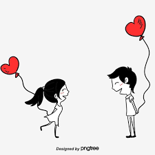 Os Amantes De Desenhos Animados Cartoon O Casal Coracao De Pessego Imagem Png E Psd Para Download Gratuito Couple Cartoon Valentines Day Cartoons Love Png