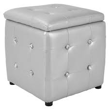 We did not find results for: Lumisource Pouf 15 In X 15 In Silver Faux Leather Square Ottoman Rona