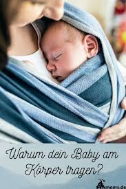 Ein Tragetuch Ist Ganz Einfach Zu Binden Und Euer Baby Fuhlt Sich Ganz Nah Am Korper Besonders Geborgen Weitere Grunde Tragetuch Tragetuch Baby Trage Baby