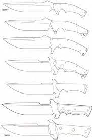 Bowie knife vectors (66) bowie knife vectors. Recurve Bowie Knife Template