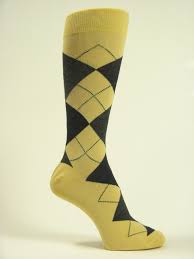 Yellow Charcoal Black Mens Argyle Socks Mid Calf Argyle Socks Mens Argyle Socks Argyle