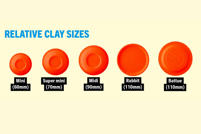 Clay pigeon sizes and how knowing them improves scores