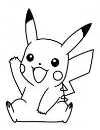 Coloriage pokemon à imprimer dessin de pokemon à colorier voici une incroyable série de coloriages sur le thème des pokemons, pokemon légendaire, pokemon noir et blanc 2. Coloriage Pokemon Pikachu Te Salue Dessin Gratuit A Imprimer