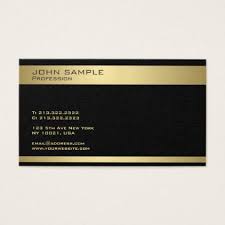 Black And Gold Visiting Card Design Professional Design Modern Elegant Black Gold Business Card Zazzle Com Gold Business Card Business Card Minimalist Professional Business Cards