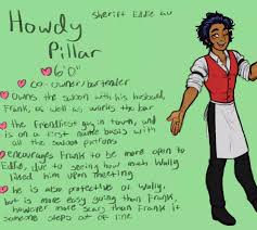 The rest of my refs for the sheriff eddie au! Finished these up between  commissions, rip to the ones that got cut off djsgd, also if you see a  spelling mistake no