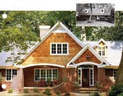 Vinyl shakes are also considerably less expensive than cedar shakes. Ranch House Remodel Before And After Before And After Brick Red Brick House Exterior Brick Exterior House Ranch House Remodel