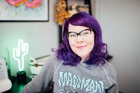 They describe women so well. Hair Dye Diaries Blue To Purple The Dainty Squid
