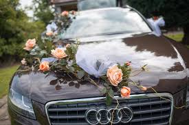 Image result for svatební  výzdoba auta