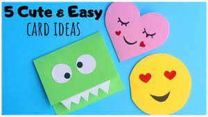 Maybe you would like to learn more about one of these? 5 Cute Easy Greeting Card Ideas Paper Crafts For Kids Handmade Youtube