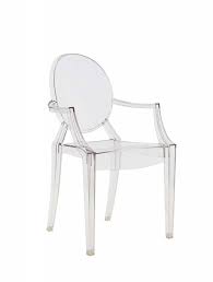 Ein stuhl, mit klassischen linien, abgerundeter rückenlehne und geradliniger sitzfläche: Mobel Philippe Starck Kartell Stuhl Victoria Ghost Glasklar Neu Visastart Com