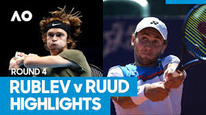 Casper ruud is a norwegian professional tennis player. Andrey Rublev Vs Casper Ruud Match Highlights 4r Australian Open 2021 Youtube