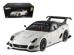 Just when you thought the ferrari 599xx couldn't get any more extreme. Elite Ferrari 599xx 599 Xx Evo White 1 18 Diecast Car Model By Hotwheels Diecast Dealer